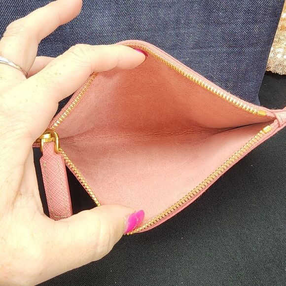 NWOT Prada Denim Logo Patch Tote W/ Pouchette, Dust Bag And COA - Picture 13 of 16